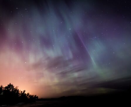 Lichterzauber am Himmel: Polarlichter über Deutschlandpolarlichter,deutschland,lichterzauber,himmel